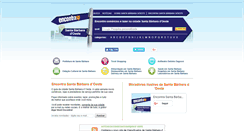 Desktop Screenshot of encontrasantabarbaradoeste.com.br
